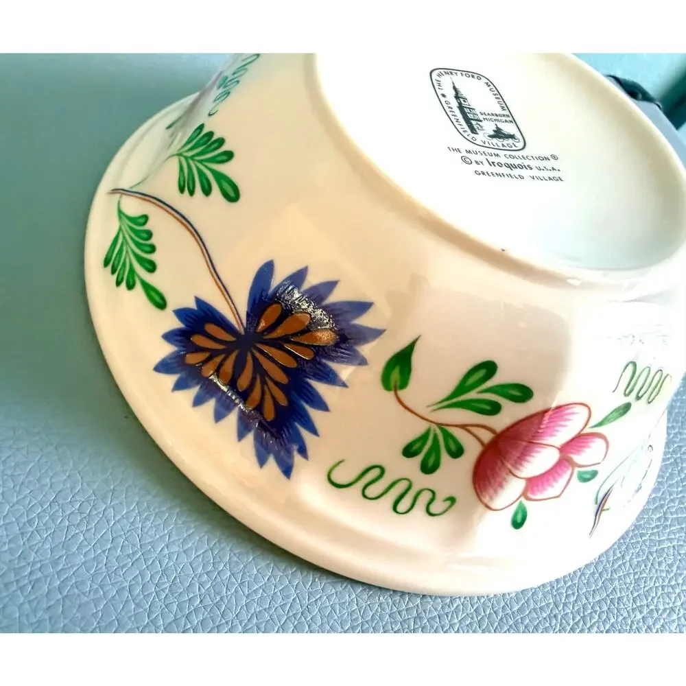 Vintage Iroquois USA Greenfield Village Bowls Henry Ford Museum Collection